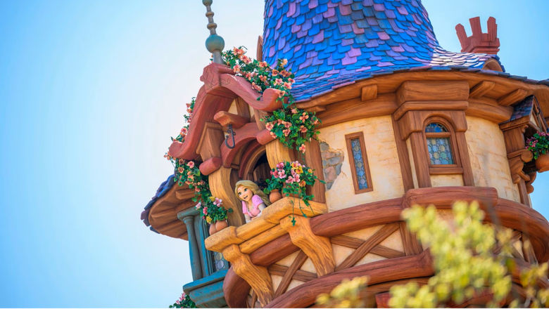 Rapunzel’s Forest is a lush, lantern-lit area in Fantasy Springs, featuring a romantic boat ride that retells Tangled’s story with music, lights, and charm.